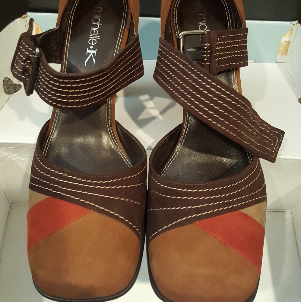 suede Michelle k heels 